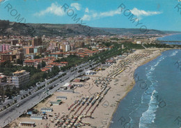 CARTOLINA  SAN BENEDETTO DEL TRONTO,ASCOLI PICENO,MARCHE,PANORAMA AEREO,MARE,SOLE,ESTATE,VACANZA,VIAGGIATA 1971 - Ascoli Piceno