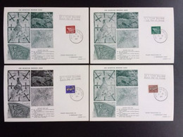 IRELAND 1969 DEFINITIVES SET MAXIMUM CARDS IERLAND - Maximum Cards