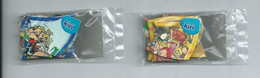 2 France  Kiri Puzzle  Magneten Magnets Aimant Asterix & Obelix In Original Seal - Personnages