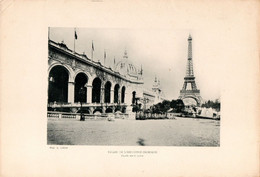 Photo Gravure Exposition Universelle 1900,palais De L'industrie Chimique. Photo Liébert - Unclassified