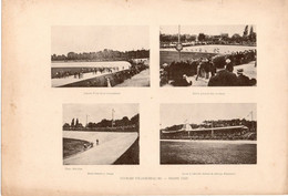 Photo Gravure Exposition Universelle 1900,courses Vélocipédiques. Photo Mérillon - Zonder Classificatie