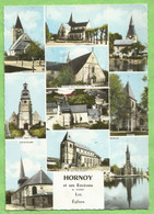 F1096  CP  HORNOY Et Ses Environs  (Somme)  Les Eglises  WARLUS  CAMPS  PISSY  AIRAINES  BOVELLES  QUEVAUVILLERS - Hornoy Le Bourg