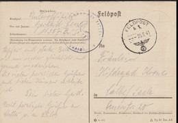 German Feldpost WW2: S Of Busk In Ukraine - Infanterie-Regiment 517 (5. Kompanie/II) FP 13113B Posted 25.6.1941 - Militaria