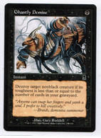 MAGIC The GATHERING  "Ghastly Demise"---ODYSSEY (MTG--143-5) - Otros & Sin Clasificación