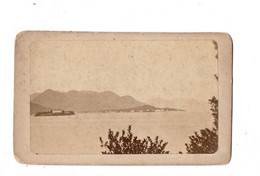 Photo Ancienne CDV - ITALIE - Fotografia I. CALZOLARI à MILANO - Le Lac Majeur Vers 1880 - Oud (voor 1900)
