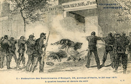0723 - Execution Des Dominicains D'Arcueil, 38 Av D'Italie, Le 25 Mai 1871 - Arrondissement: 13