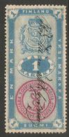 FINLAND. REVENUE. 1M STATE RESOURCE COMMITTEE. - Revenue Stamps