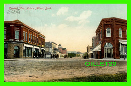 PRINCE ALBERT, SASKATCHEWAN - CENTRAL AVE. - J. B. KERNACHAN- TRAVEL IN 1911 -  PUB. BY STEDMAN BROS LTD - - Sonstige & Ohne Zuordnung