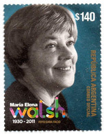 ARGENTINA 2021. Maria Elena Walsh, Poet, Novelist, Musician, Mint NH - Neufs