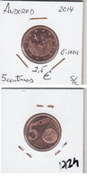 E1724 MONEDA ANDORRA 2014 5 CENTIMOS SC 2,5 - Andorra