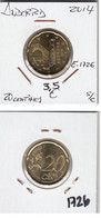 E1726 MONEDA ANDORRA 2014 20 CENTIMOS SC 3,5 - Andorre