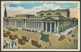 NEW YORK Vintage Postcard USA - Transportmiddelen