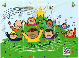 ARGENTINA 2021. Christmas Songs, Souvenir Sheet, Mint NH - Unused Stamps