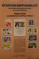Deutschland, Künstler-Ersttagsblatt 1988: Seligsprechung Edith Stein Und Rupert Mayer,  MiNr 1352 - FDC: Bögen