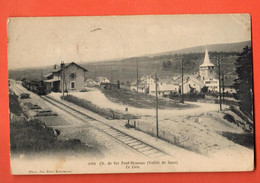 ZNK-32 RARE Vallée De Joux  Chemin De Fer Pont-Brassus La Gare Du Lieu . Cachet 1906  Des Arts 2684 - VD Vaud