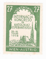 27 Internacia Kongreso De Katolikaj Esperantistoj - 25 - 31 Julio 1958 Wien Aust - Esperanto