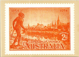 2 F 41) Australia - Centenary Of Victoria - Timbres (représentations)