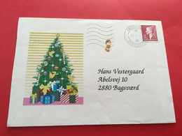 (2 F 42) Cover Posted From Denmark In 1997 (Christmas Tree) - Storia Postale