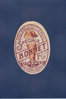 étiquette Bière Beer Brasserie Publicité Publicitaire Réclame BONNET Fayt Le Franc - Advertising