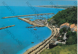 CARTOLINA  NUMANA,ANCONA,MARCHE,RIVIERA DEL CONERO,PANORAMA DELLA SPIAGGIOLA E PORTO,BELLA ITALIA,NON VIAGGIATA (1994) - Ancona