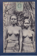 CPA Nu Féminin Asie Ceylon CEYLAN Ethnic Femme Nue érotisme Risque Nude Circulé - Sri Lanka (Ceylon)
