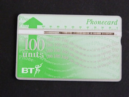 TELECARTE BRITISH TELECOM 100 UNITS - DOS NOIR - BT Emissioni Generali