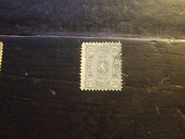 FINLANDIA 1885 STEMMA 25 P USATO - Used Stamps