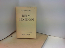 Reim-Lexikon. Neu Bearbeitet Von K.M. Schiller. - Lexicons