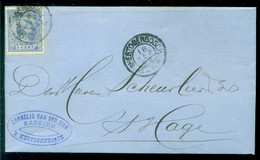 Nederland 1894 Brief Van Den Bosch Naar Scheurleer Den Haag Met Ontvangststempel NVPH 35 - Storia Postale