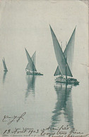 *** Barques Sur Le Leman Timbrée TTB - Pêche