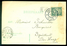 Nederland 1908 Briefkaart Van Bennekom Naar Scheurleer Den Haag Met Aankomststempel NVPH 55 - Storia Postale
