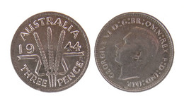 AUSTRALIA 3 PENCE 1944 IN ARGENTO - Threepence