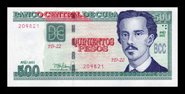 Cuba 500 Pesos Ignacio Agramonte 2021 Pick 131 New SC UNC - Cuba