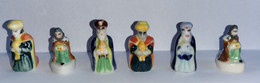 Espagne - Lot 6 Fèves De Roscon De Reyes - Brioche Des Rois - Porcelaine - Personnages