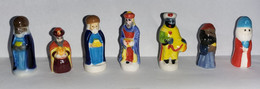 Espagne - Lot 7 Fèves De Roscon De Reyes - Brioche Des Rois - Porcelaine - Personnages