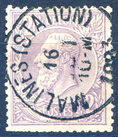 Belgique COB N°52 - Cachet MALINES (STATION) - (F2150) - 1884-1891 Leopold II