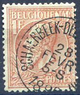 Belgique COB N°51 Cachet SCHAERBEEK - DEUX-PONTS - (F2145) - 1884-1891 Leopoldo II