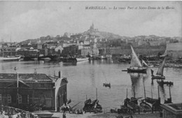 MARSEILLE - Le Vieux Port Et Notre Dame De La Garde - Vieux Port, Saint Victor, Le Panier