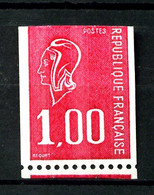 1895 - 1,00F Rouge Béquet - Roulette Avec Variété "piquage Décalé" - Neuf N** - Très Beau - 1971-1976 Marianne Of Béquet