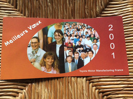 VŒUX ANNÉE 2001 *TOYOTA MOTOR MANUFACTURING FRANCE  112 - New Year