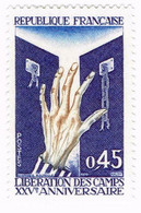 France, N° 1648 - 25e Anniversaire De La Libération Des Camps De Concentration - Unused Stamps