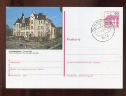 NB52 / Bundesrepublik Deutschland / Bildpostkarte "BENSHEIM" (Abb. Rathaus) Mit Bildgleichem Stempel / € 1.00 - Illustrated Postcards - Used