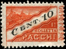 Pays : 421 (Saint-Marin)  Yvert Et Tellier N° : Colis Postaux  17 (o) - Parcel Post Stamps