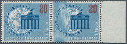 Berlin: 1959, Weltkongress Im Waagerechten Paar, Rechter Wert Mit Verwischter Blauer Farbe In Der We - Nuovi