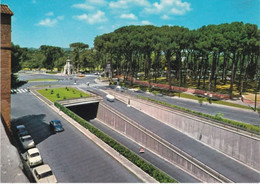 ROMA - PORTA PINCIANA - PINETA - AUTO - SOTTOVIA - 1965 - Parks & Gardens