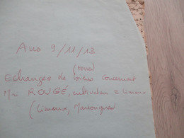 Rougé Cultivateur Limoux Marcorignan Echange De Biens Terres An9/11/13 8 Pièces Notariales - Historische Dokumente