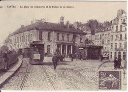 Loire Atlantique (44) - Nantes - La Place Du Commerce Et Le Palais De La Bourse - CPM - 112 - Carquefou