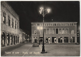 PESARO DI NOTTE - PIAZZA DEL POPOLO - VIAGG. 1961 -75289- - Pesaro