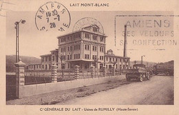 RUMILLY      CIE GENERALE DU LAIT     USINES . CAMION DE LIVRAISON - Rumilly