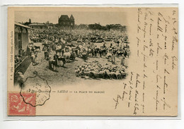 ALGERIE SAIDA Jour De Marché Aux Moutons Sur La Place 1903 Timb  Cliché Gonet Saida FA 3694    D14 2021 - Saida